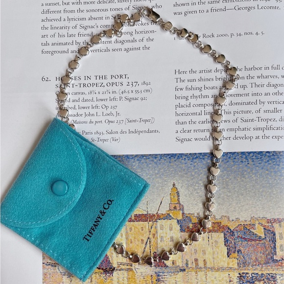 Tiffany & Co. Jewelry - Tiffany & Co Heart Link Necklace Silver